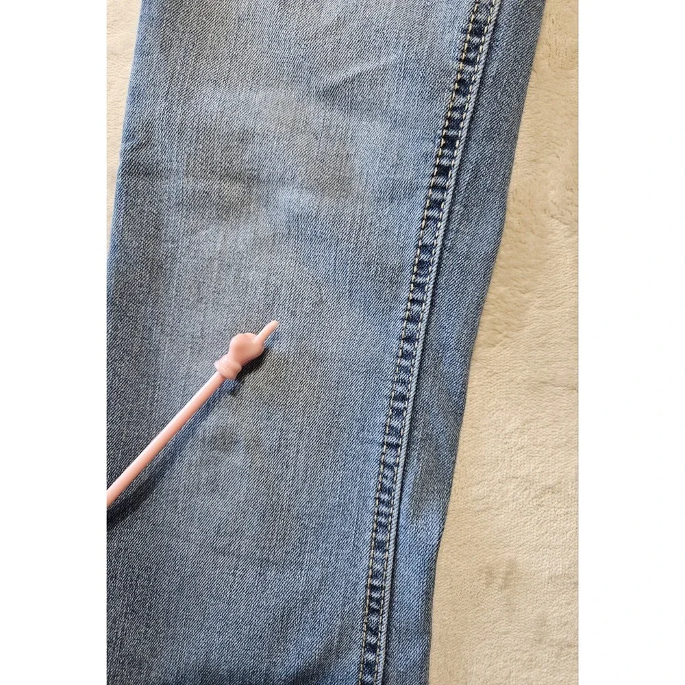 Jordache Girls Size 10 Bootcut Jeans Light Wash Stretch Denim‎ Adjustable Waist